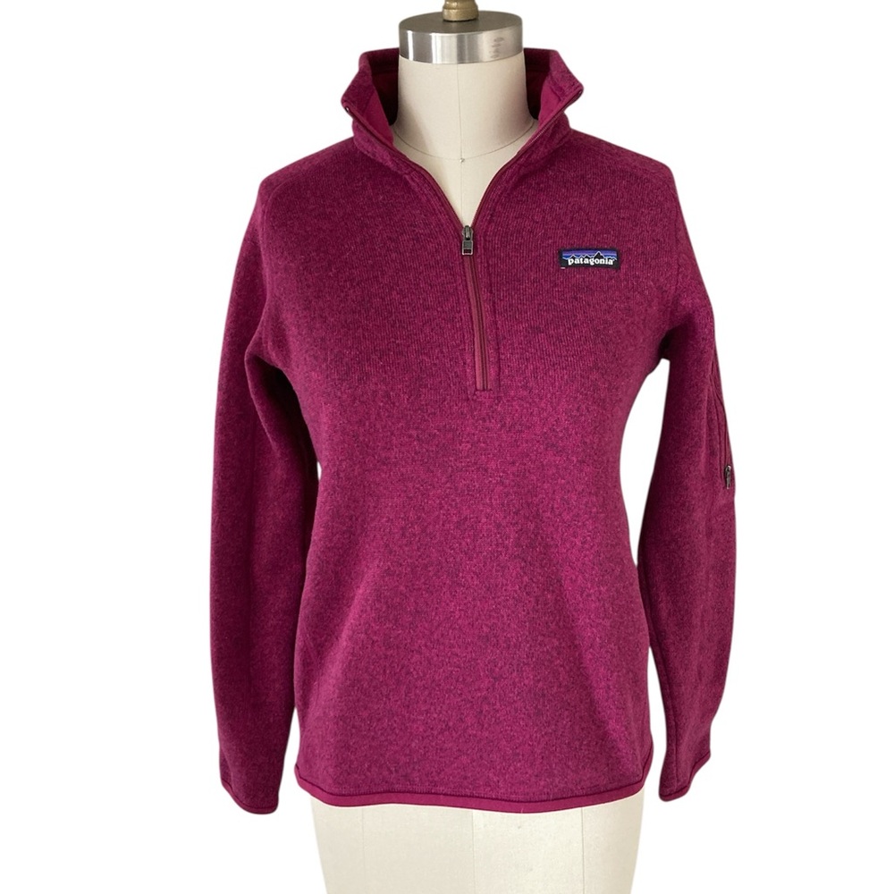 Patagonia Better Sweater 1/2 Zip Cranberry, Sz S